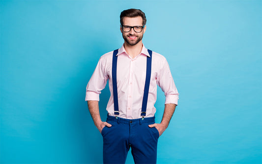 Navy Blue Groomsmen Suspenders: A Timeless Choice